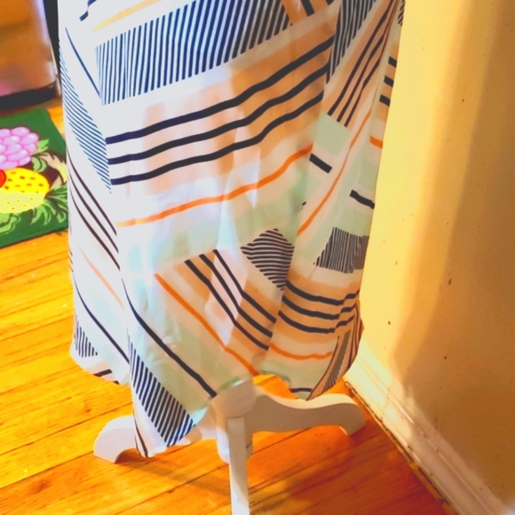 ANN TAYLOR MULTI SLEEVELESS DRESS SZ 4 - Picture 4 of 12